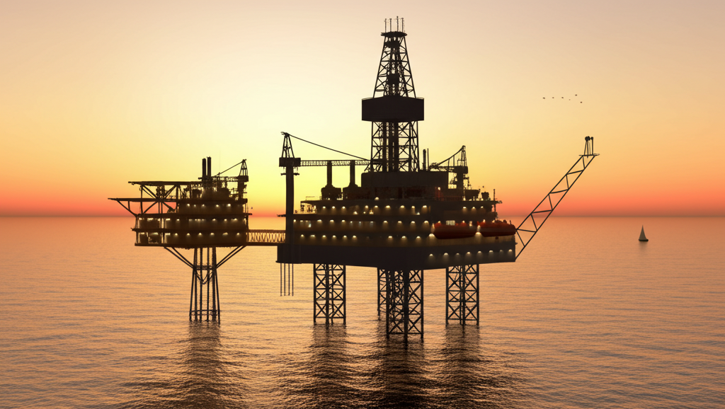 North Sea Production Platform